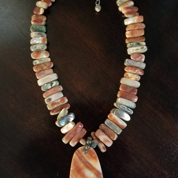 Rare Silpada Abalone Shell Neckace - Picture 6 of 10
